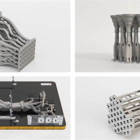 Beispiele 3D-gedruckter RF-Designs (Bilder: SWISSto12)
