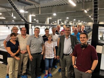 Das Hightech Zentrum Aargau zu Besuch bei der SwissShrimp AG in Rheinfelden