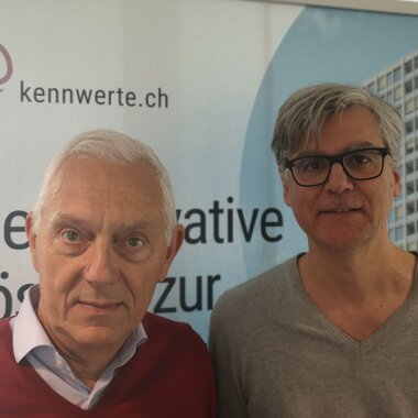 Kennwerte-Gründer: Alfred Baumgartner und Mischa Badertscher